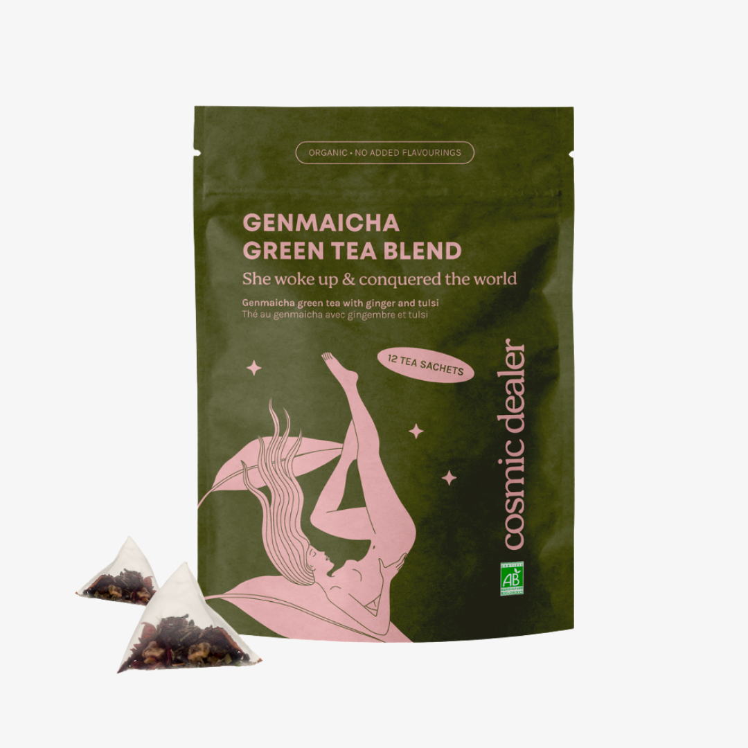 Genmaicha Green Tea with Ginger & Tulsi