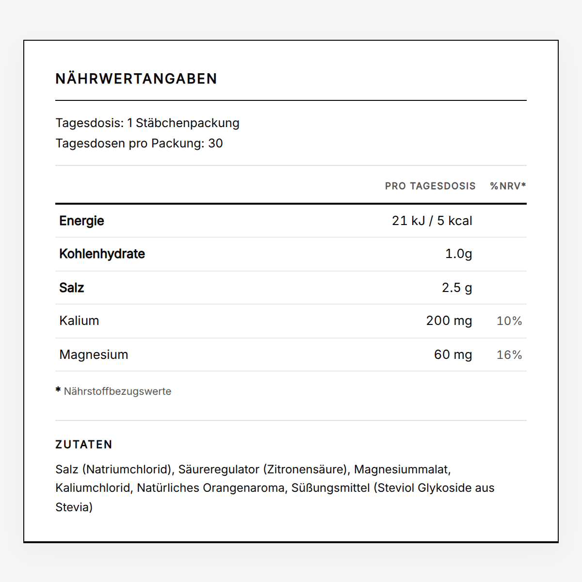 Recharge Electrolytes - Orange Salt