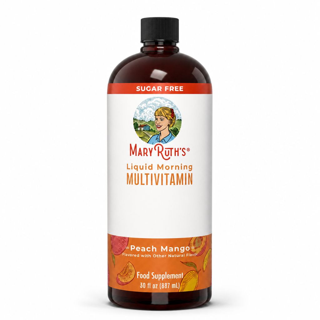 Liquid Morning Multivitamin + Hair Growth - Peach Mango - Image 8